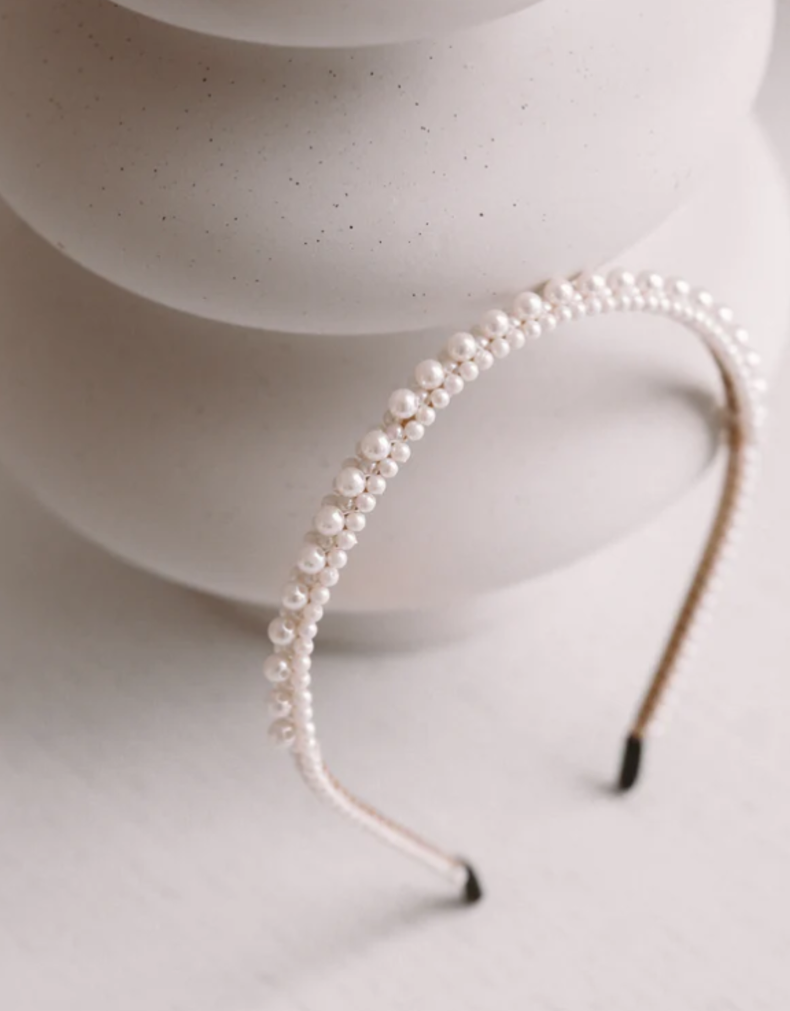 Heirloom Bridal Company HB009- Mila Skinny Pearl Headband
