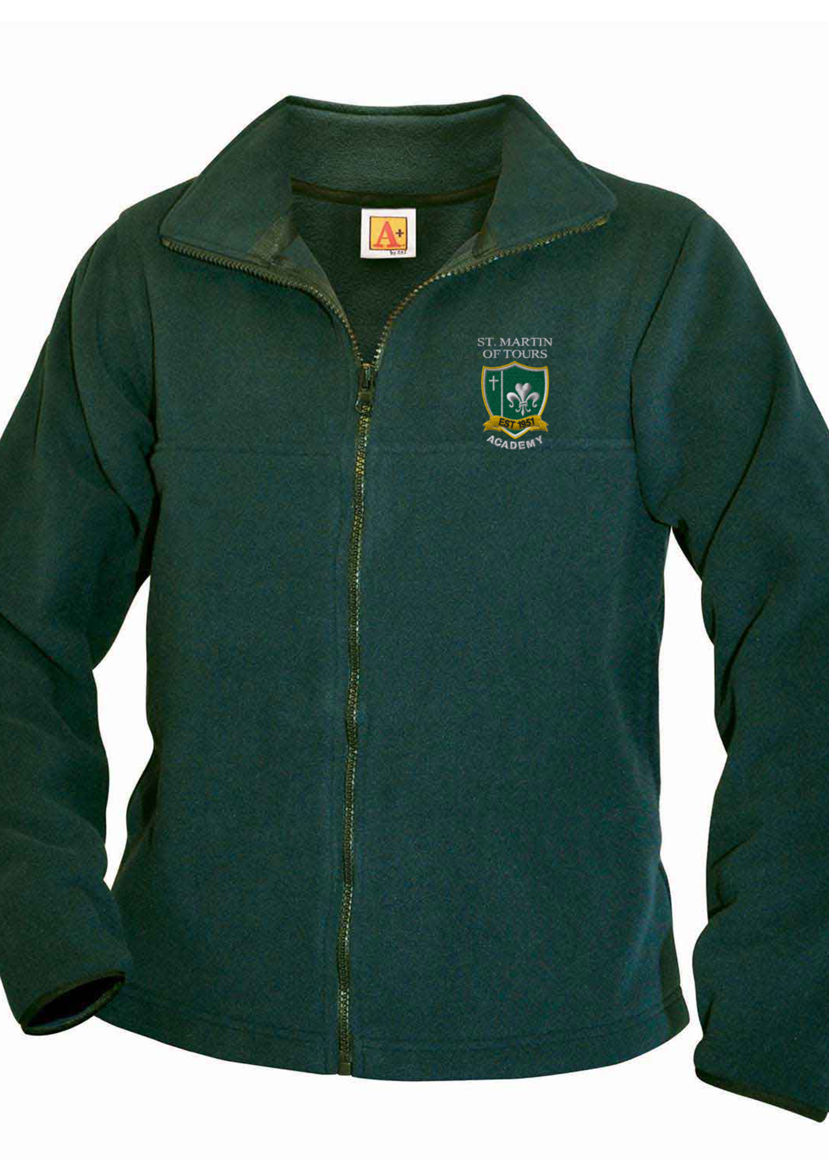 SMTA Green Fleece Full Zip Jacket