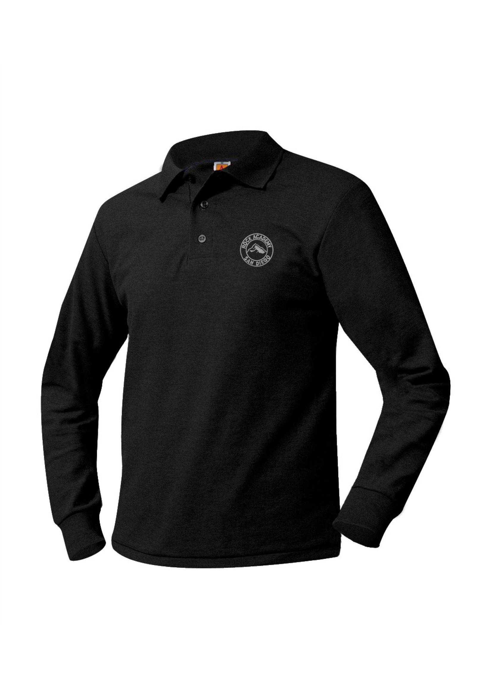 TUS ROCK Long Sleeve Pique Polo