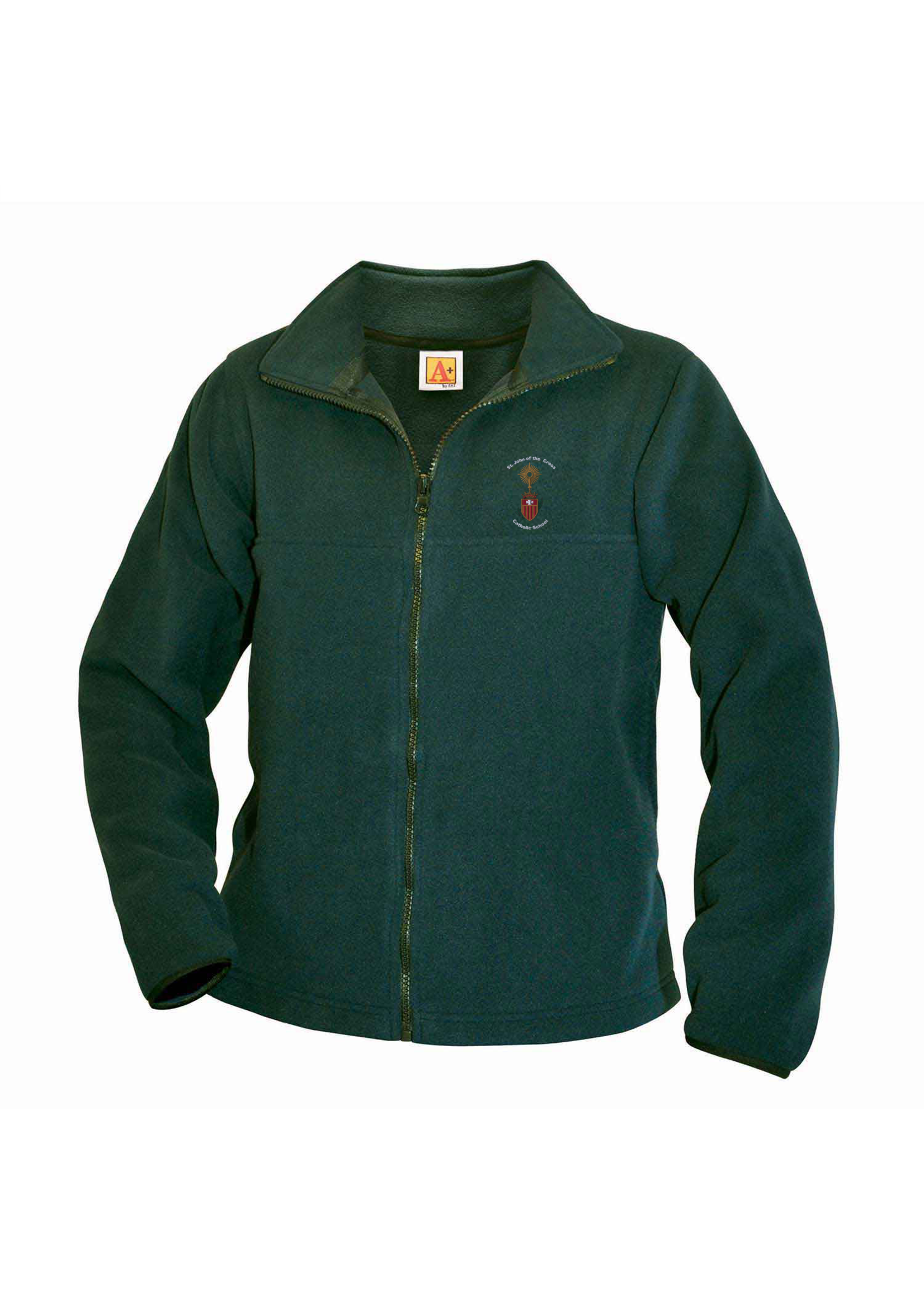 SJC Green Fleece Full Zip Jacket