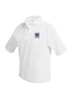 OLMC Short Sleeve White Pique Polo