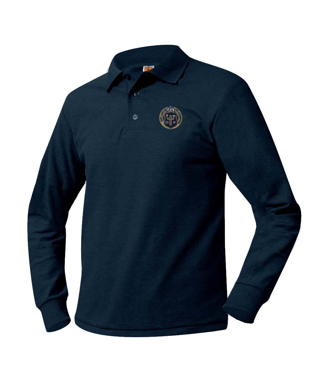 8766 OLA Polo Pique LS - The Uniform Store