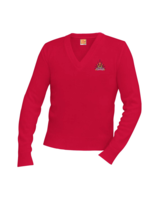 SHPS Red V-neck Pullover sweater