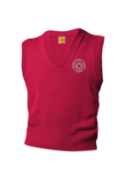 SHS Red V-neck sweater vest