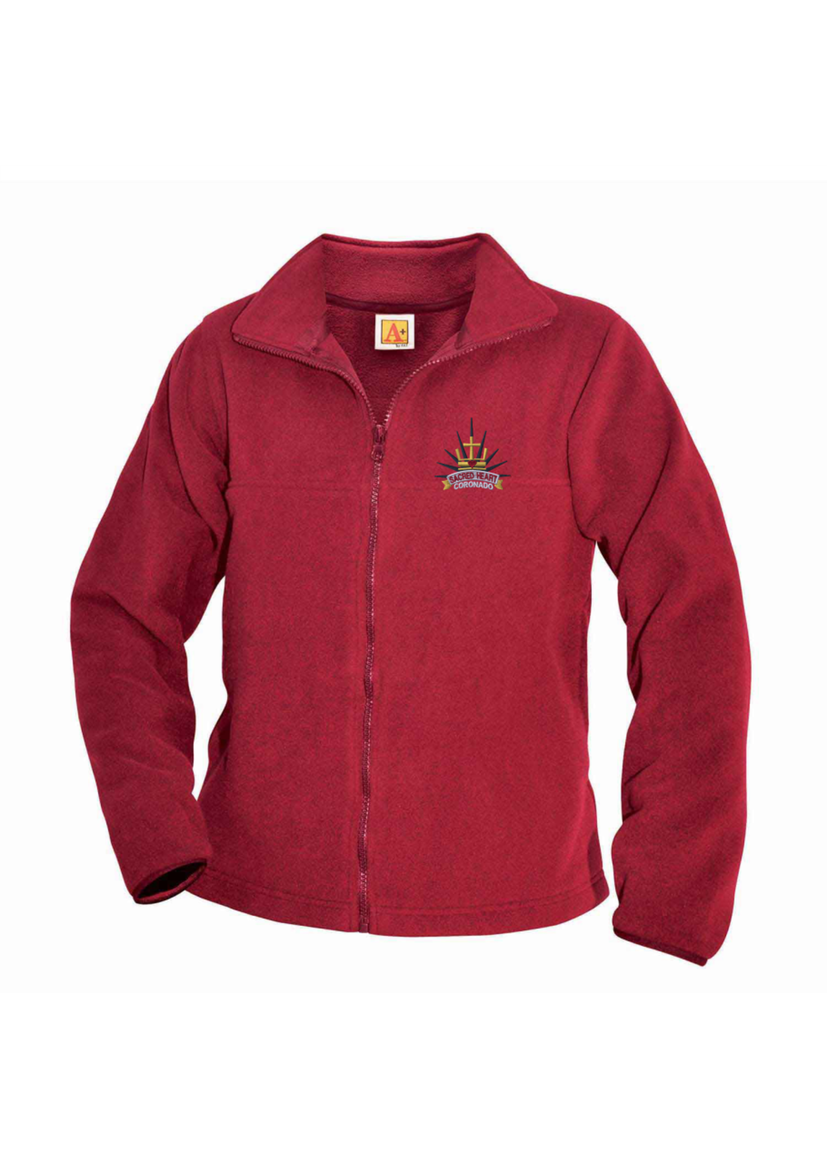 SHPS Red Fleece Full Zip Jacket