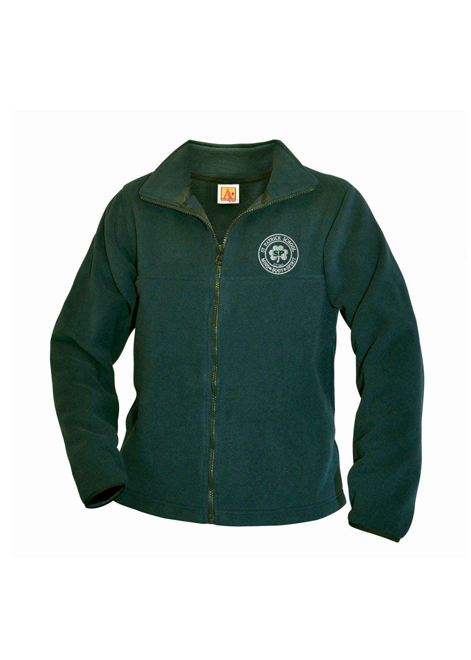 SPS Green Fleece Full Zip Jacket