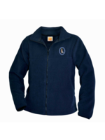 GSCS Navy Fleece Full Zip Jacket