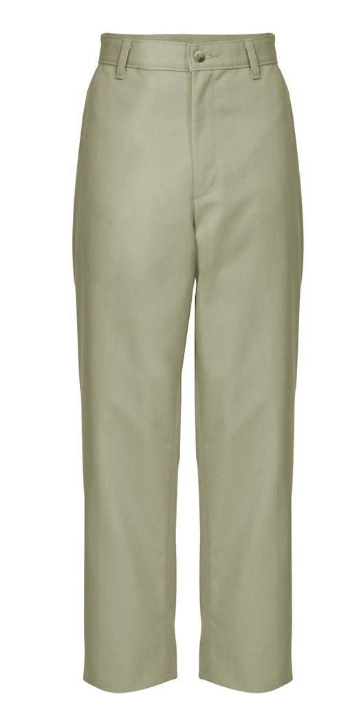 Boys Flat Front Pants (BK) - The Uniform Store