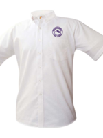 ROCK White Short Sleeve Oxford Shirt
