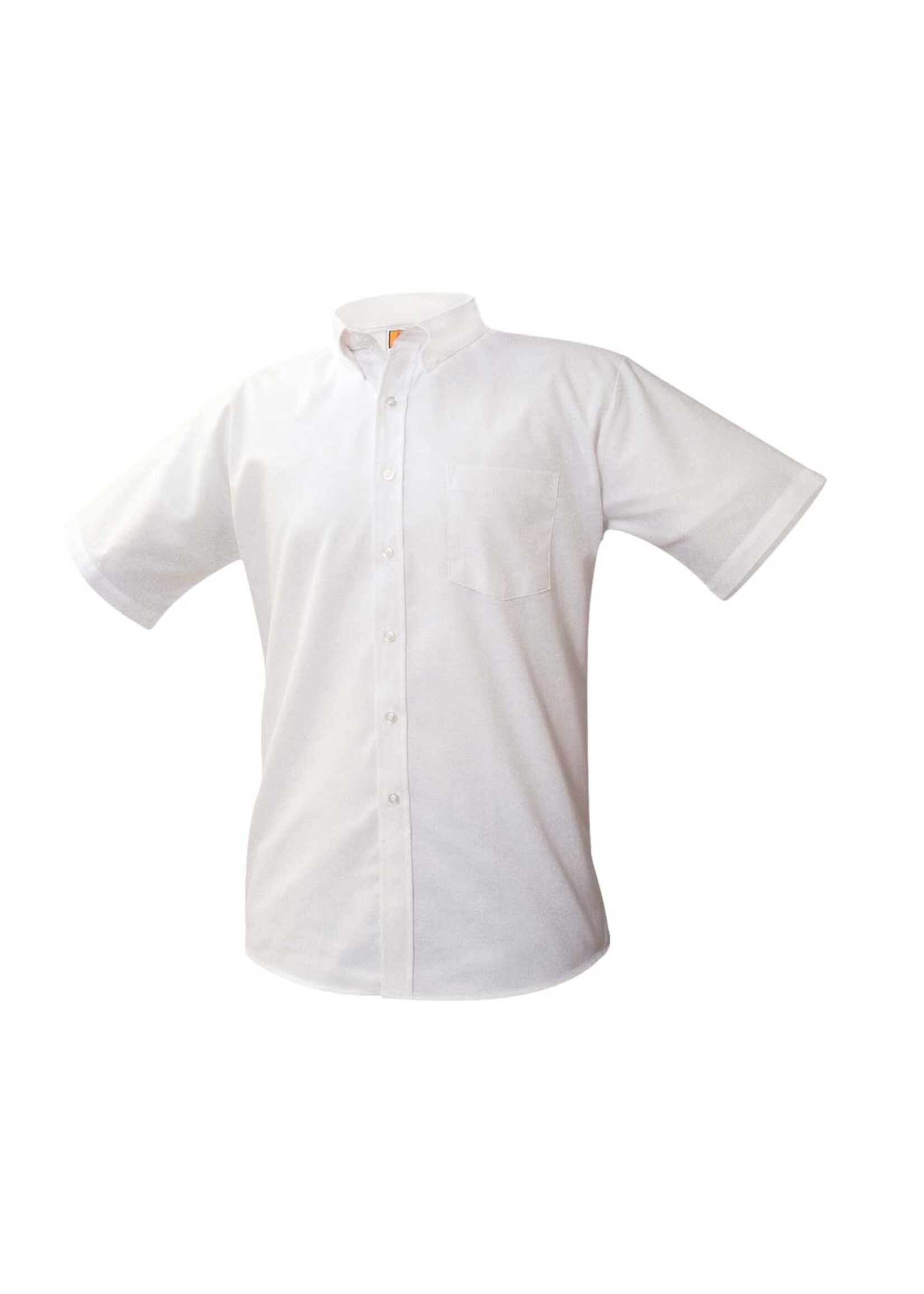 SCBA White Short Sleeve Oxford Shirt