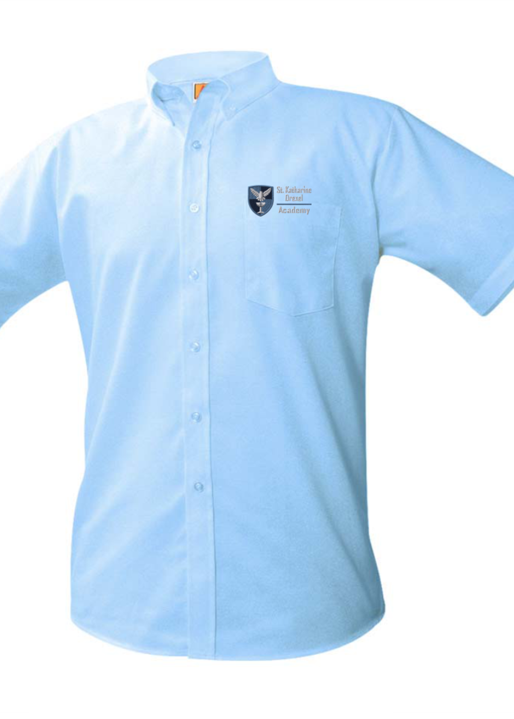 SKDA Lt. Blue Short Sleeve Oxford Shirt