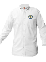 Null SCCS White Long Sleeve Oxford Shirt