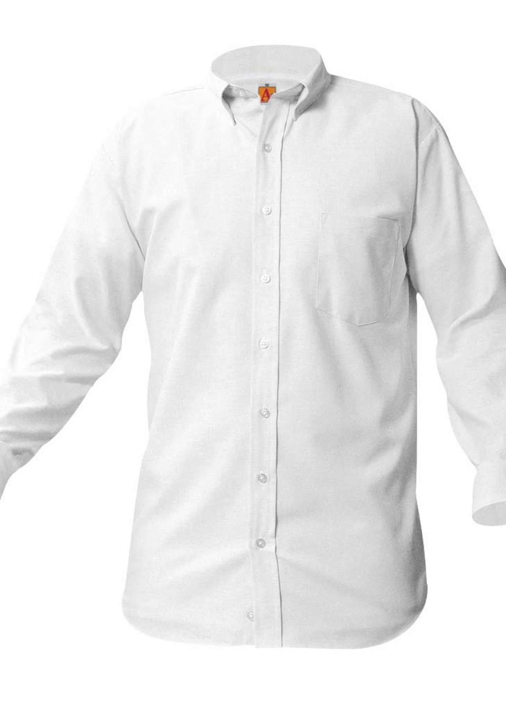 Null SPX White Long Sleeve Oxford Shirt