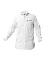 VCA White Long Sleeve Oxford Shirt