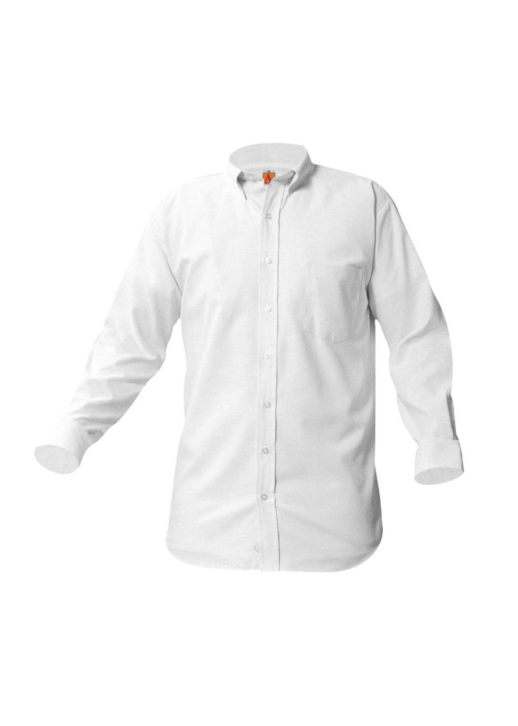 SHS White Long Sleeve Oxford Shirt