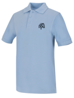 NPA Value Lt. Blue Short Sleeve Pique Polo