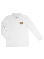 CCA Value Long Sleeve Pique Polo