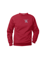 SHS Red Fleece Crewneck Sweatshirt (EMB)