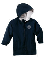 SDPS Navy Hooded Full Zip Baywatch Jacket