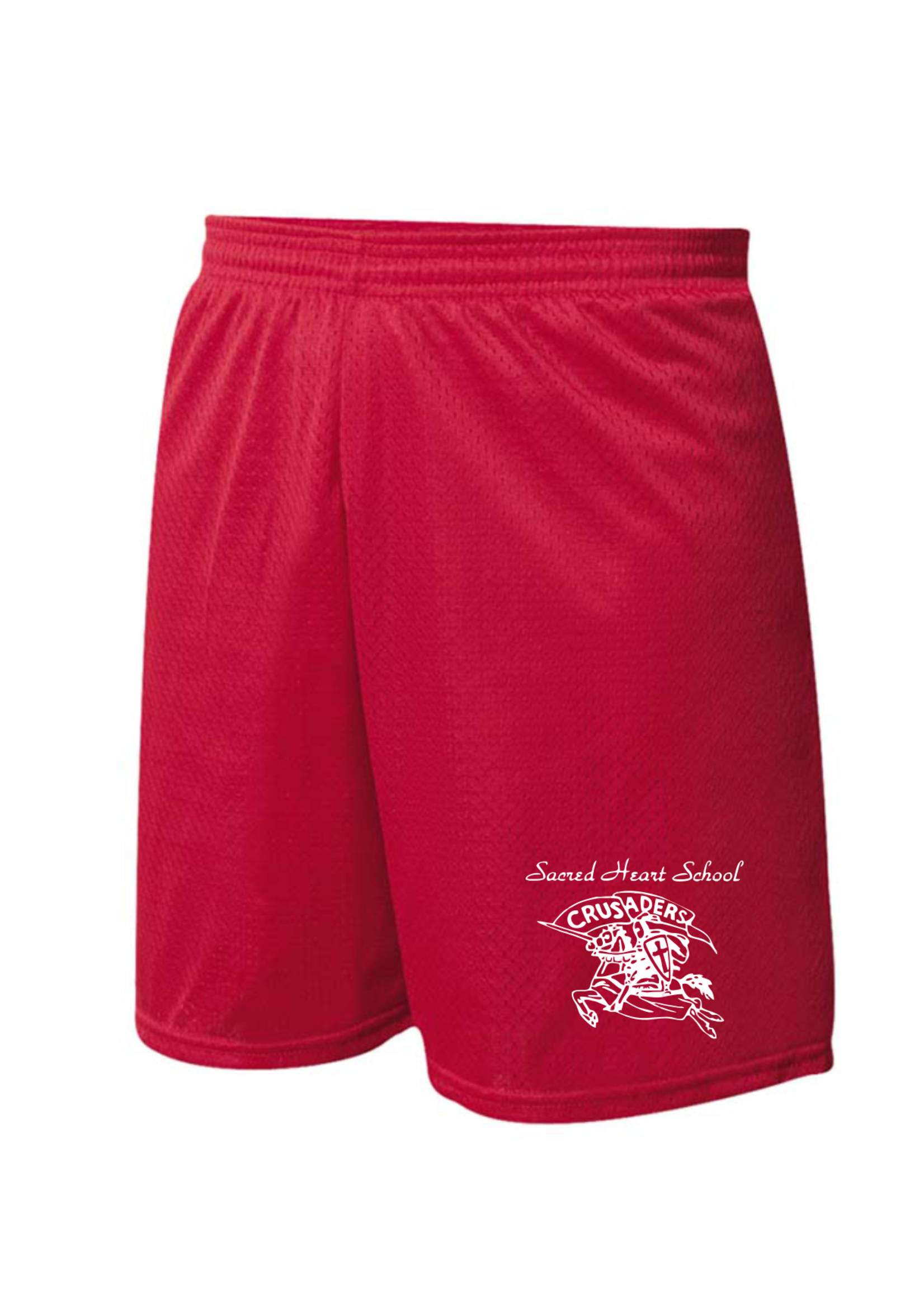 SHS Red Mini Mesh PE Shorts