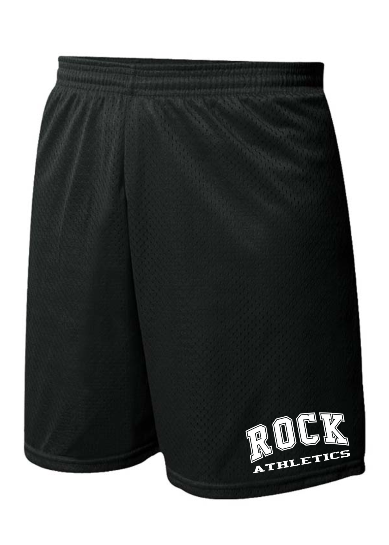 ROCK Black Mini Mesh PE Shorts