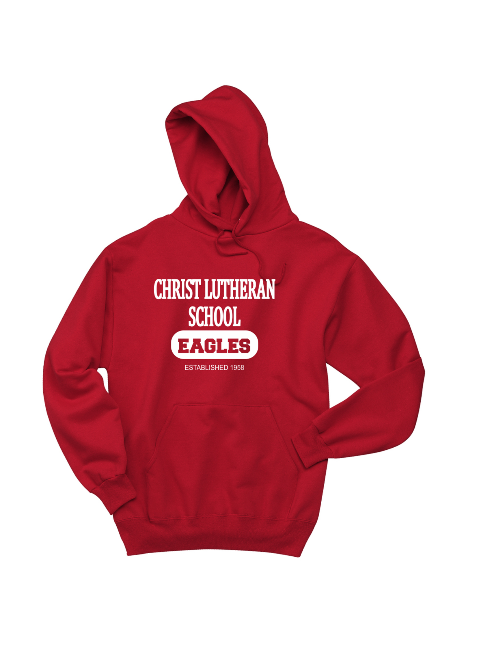 996 CLS Pullover Hoodie Red