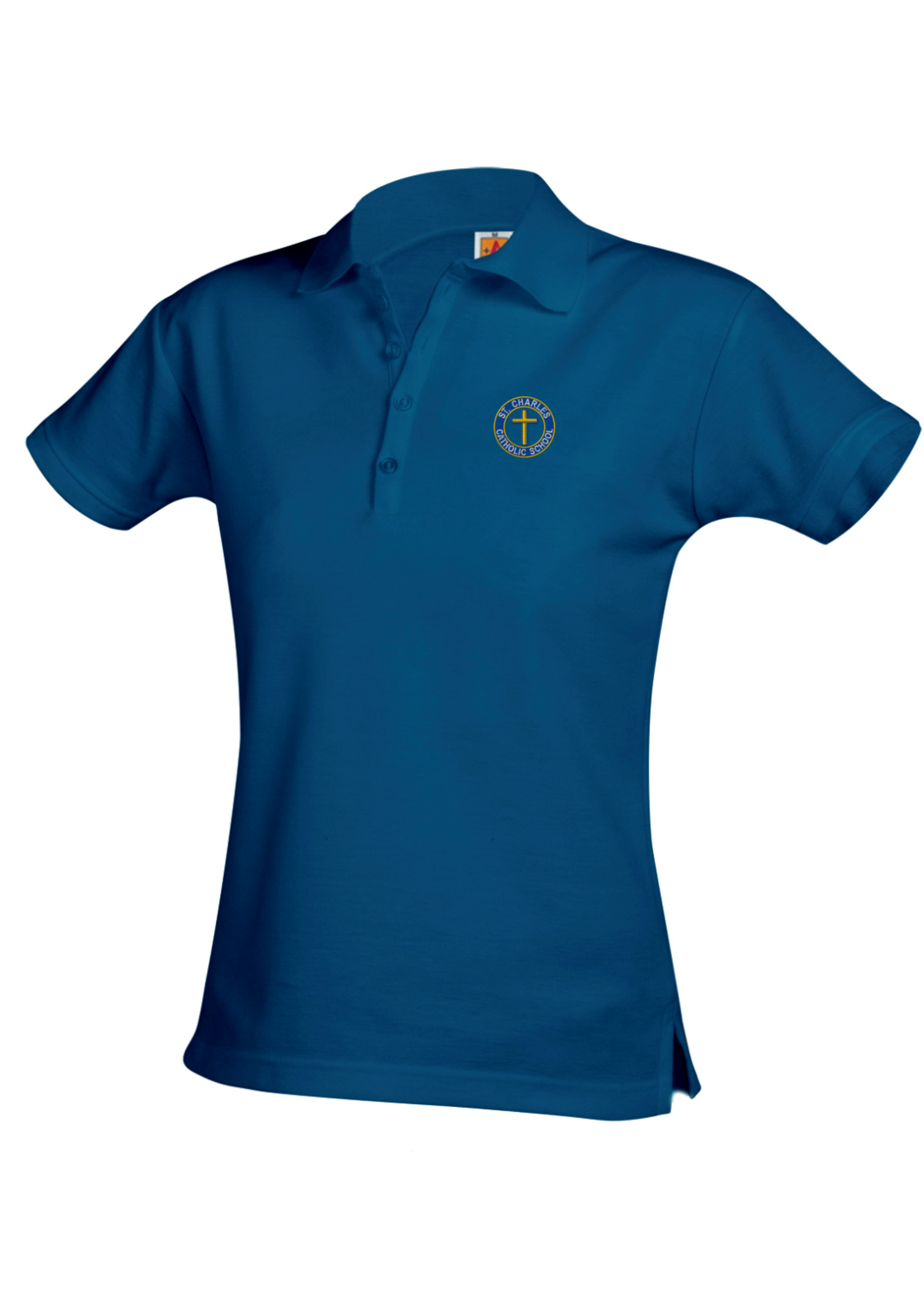 SCCS Ladies Short Sleeve Royal Pique Polo (K-5)