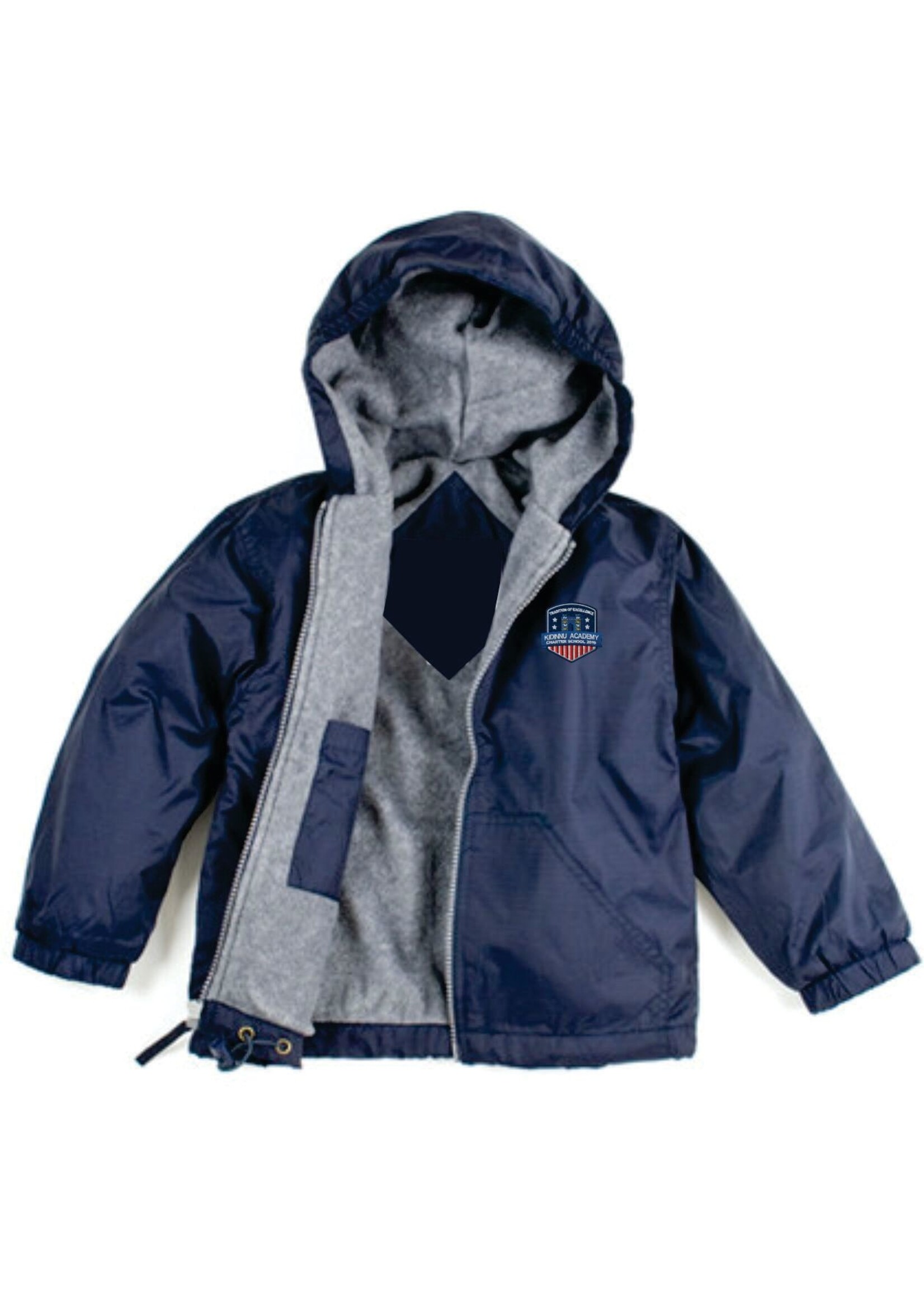 KACS Navy Windbreaker Hooded Jacket