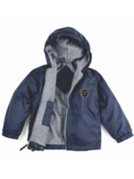 OLA Navy Windbreaker Hooded Jacket