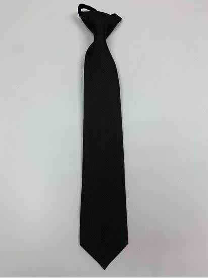 FBE41V Solid Neck Tie - Pre tied tie w/velcro closure Navy - The ...