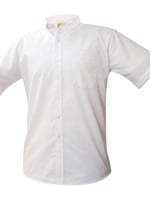 White Short Sleeve Oxford Shirt