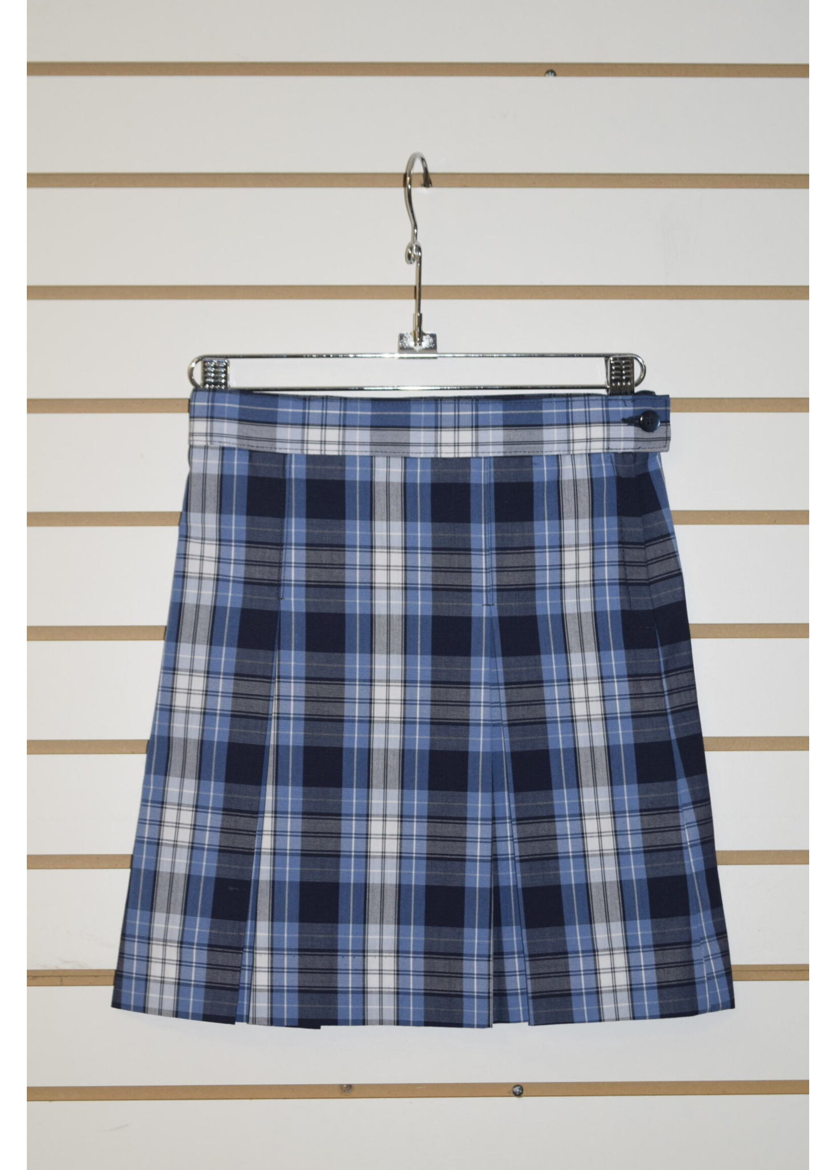 4 Pleat Plaid Skirt P76