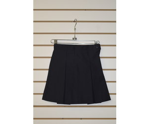1034 CLS Solid Skirt 4 Pleat Black - The Uniform Store