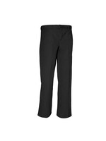 Boys Black Flat Front Pants