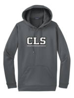 CLS Poly Tech Grey Hoodie Sweatshirt