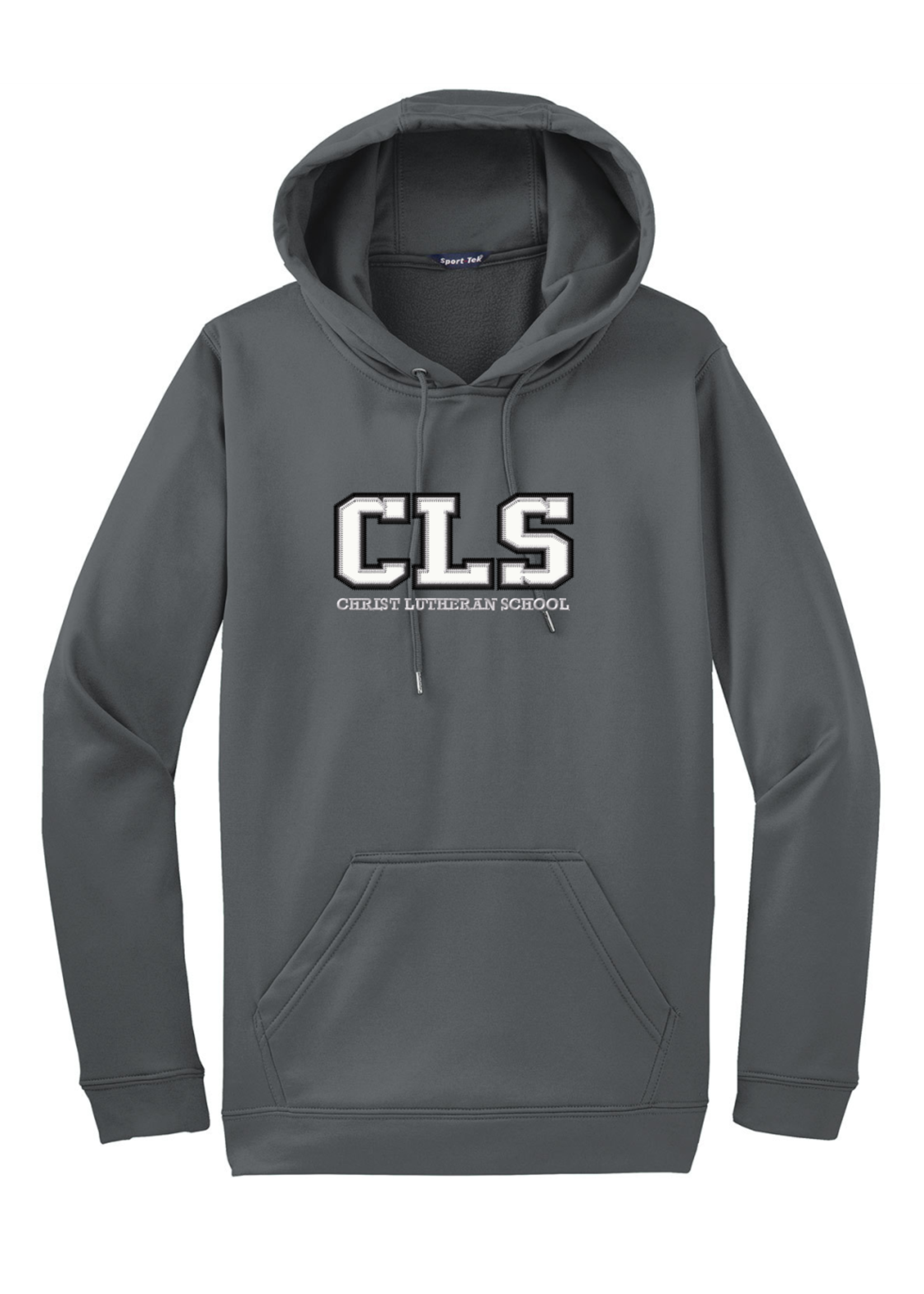CLS Poly Tech Grey Hoodie Sweatshirt