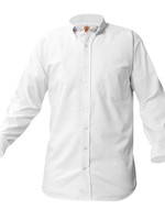Null JDA White Long Sleeve Oxford Shirt