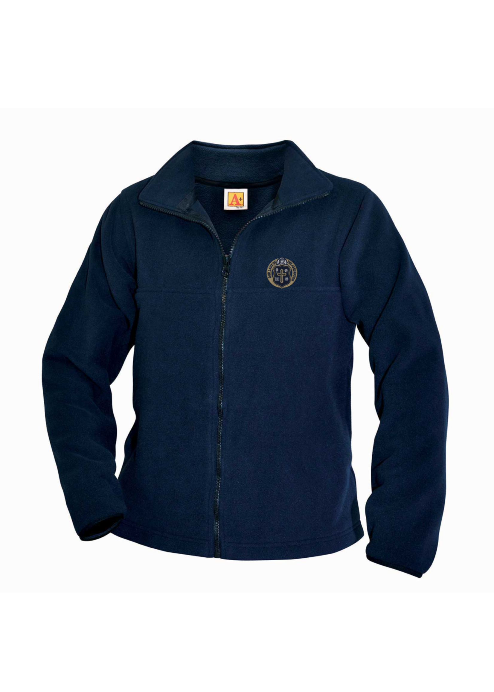 OLA Navy Full Zip Fleece Jacket