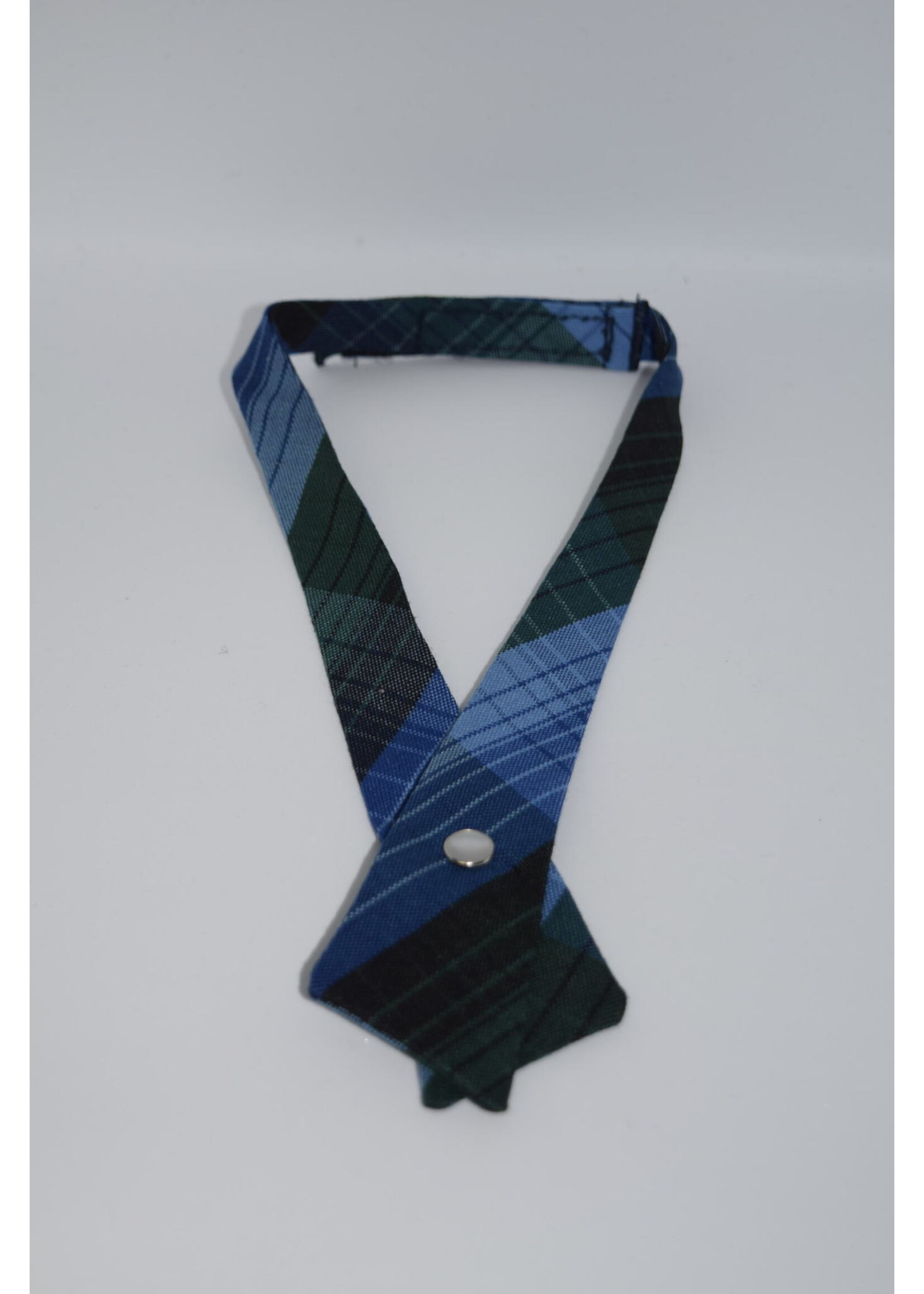 Plaid Cross Tie w/velcro closure P46