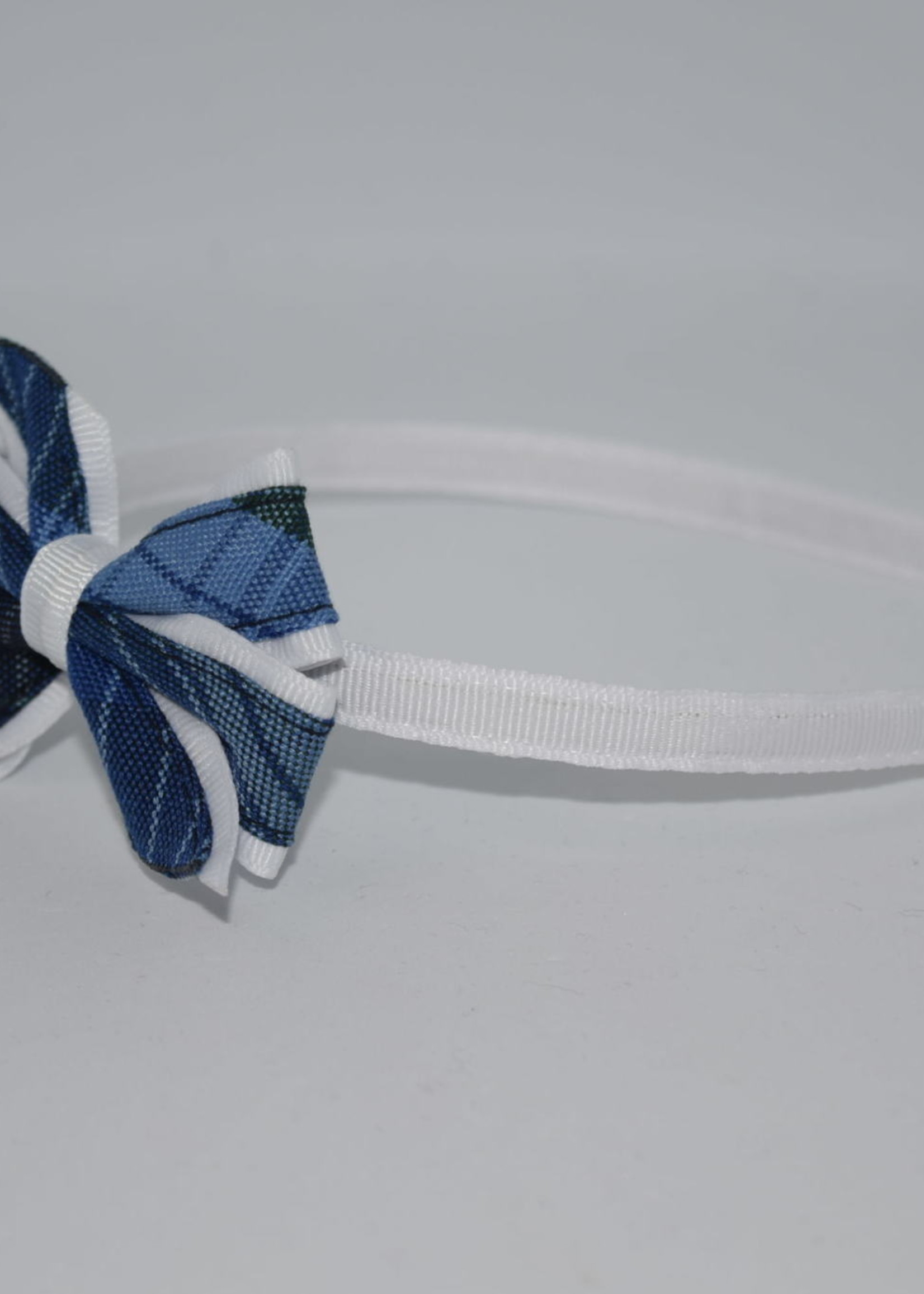 EDT Mini Monarch Bow on covered Headband P46