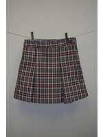 1334 Plaid Skirt 4 Pleat P43