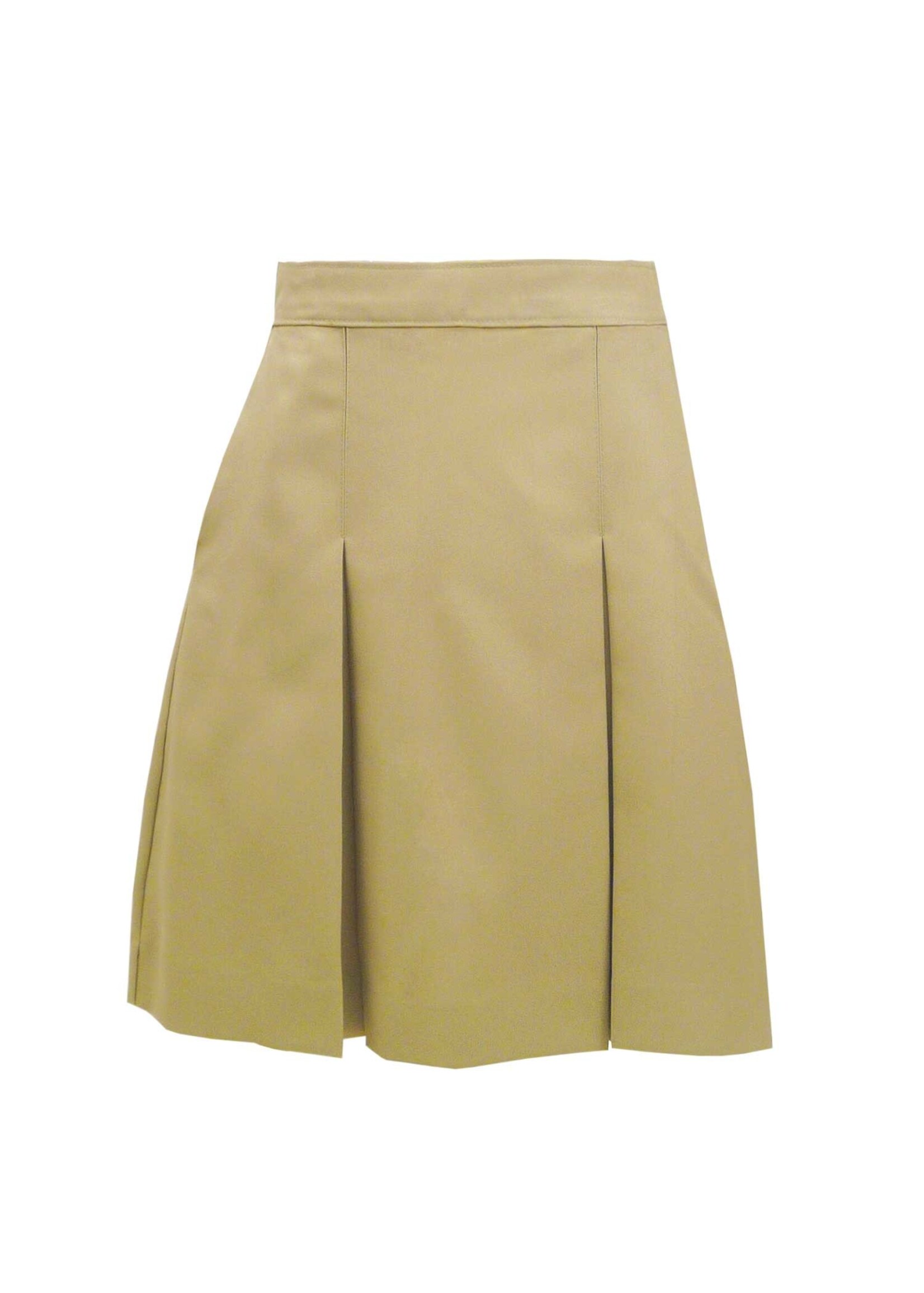 4 Pleat Solid Skirt (KN)