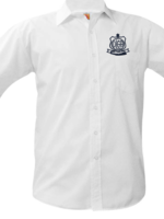 Null OLGA White Sort Sleeve Broadcloth Shirt