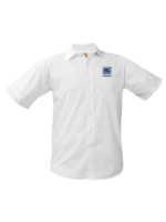 OLMCS White Short Sleeve Broadcloth Shirt