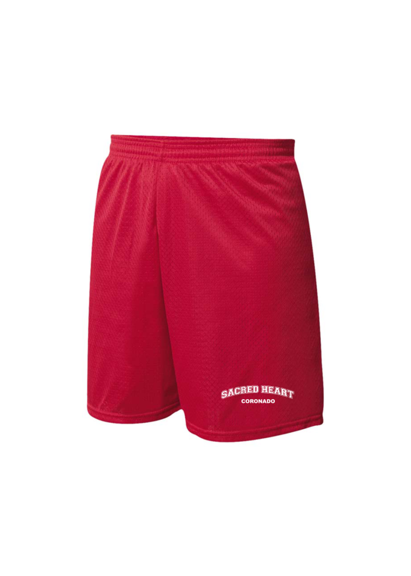 SHPS Red Mini Mesh PE Shorts