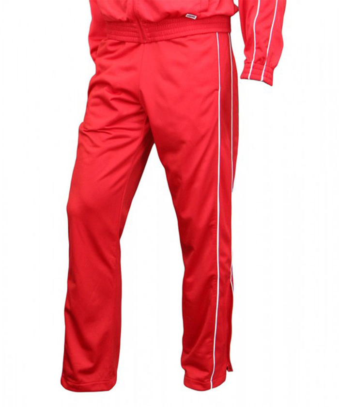 red adidas tricot pants