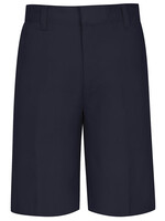 Navy Value Flat Front Boys Shorts