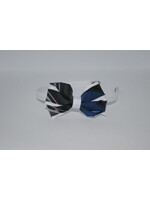 Mini Monarch Bow on covered Headband P32