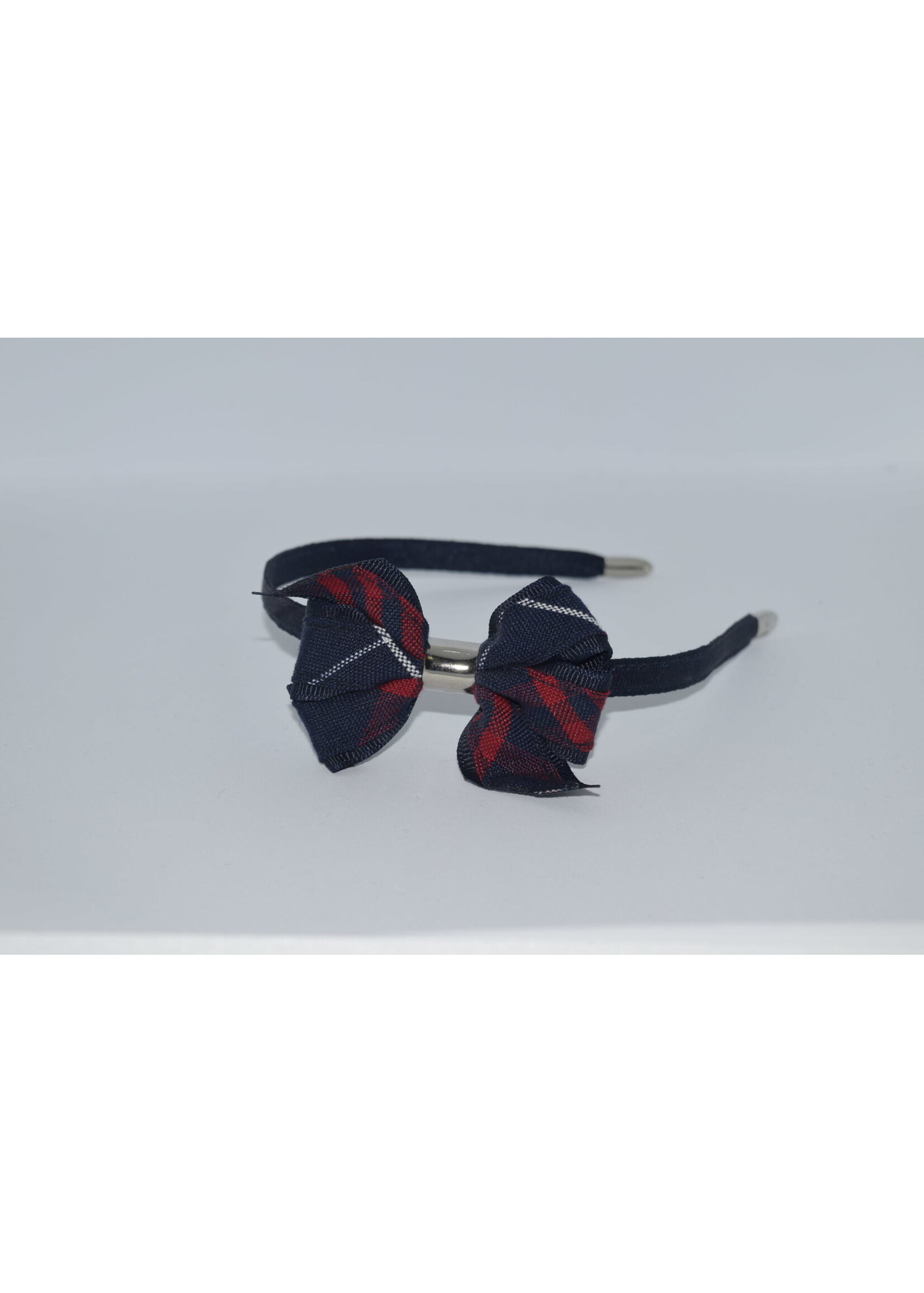 Mini Monarch Bow on covered Headband P36