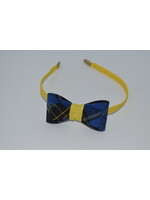 Double Tailored Ponytail Bow on Headband P92 MAZ